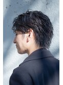 前下がりショート×ニュアンスパーマ