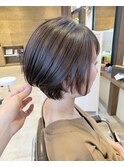 【自分の髪質を好きに☆】丸みショートボブ♪