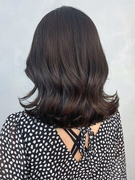 アルバム 新宿(ALBUM SHINJUKU) くびれグレージュ_外ハネボブセクションカラー_ba409301