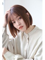 エクリ(equri×SHISEIDO)&nbsp;ナチュラルボブ×秋カラー