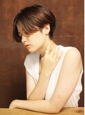 大人の耳かけハンサムショート