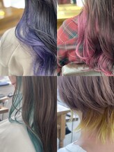 インナーカラー/イヤリングカラー