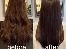 before&after(髪質改善トリートメント)