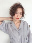大人可愛い/ショコラアッシュ/ヘルシースタイル/ふんわりカール