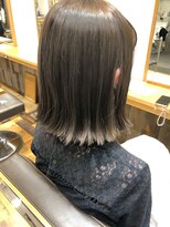 クラップス 杉田店(CLAPS)&nbsp;切りっぱなしボブ×グレージュカラー