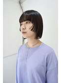 顔まわりポイントカット ボブ