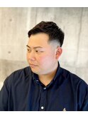 フェードパーマ メンズショート 宇都宮 バーバー