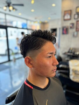 バーバーショップ ネオ セカンド(BARBERSHOP NEO2nd) カキアゲショート アップスタイル メンズショート