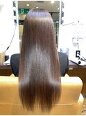 ナチュラルブラウン30代40代50代髪質改善白髪染め縮毛矯正東大宮