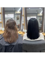 ナチュラル 泉中央店(Natural)&nbsp;泉区　泉中央　縮毛矯正　髪質改善　トリートメント　艶髪カラー