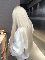 ペレ 栄店(PELE) デザインカラー/レイヤーカット/ウェットヘア/オリーブベージュ