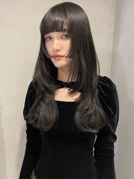 ペレ 梅田(PELE) 前髪/アンブレラカラー/こなれミディ/イメチェン/ウェーブパーマ