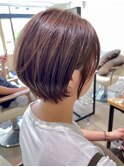 【 I. 】30代からのナチュラル前下がりショートボブ 川口
