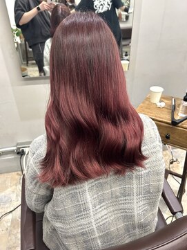 ラボアン 梅田店(lab.em.) チェリーレッドcolor