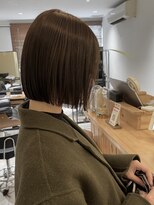 ニコヘアデザイン(NICO hair design)&nbsp;☆NICO☆ ミニボブ　オリーブグレイ