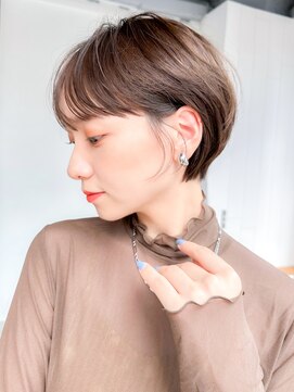 シオン(shion) 似合わせカットマロンベージュメルティカラー_79644