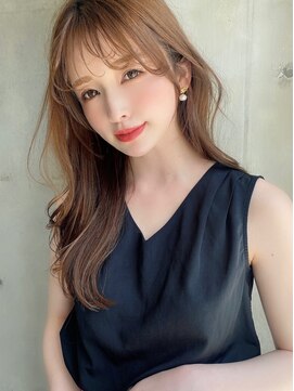 ロンド アンブル 四条烏丸(Lond ambre) ストレートレイヤー似合わせカットフェミニンロング5131