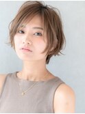 エラ張り/面長似合わせカット骨格矯正フェザーショート