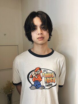 メゾンアクア 表参道(Maison ACQUA) =メンズボブ/スパイキーショート/ニュアンスパーマ／MEN’S HAIR