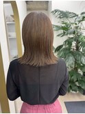 大人かわいいエギョモリ ミルクティーブラウン ひし形シルエット