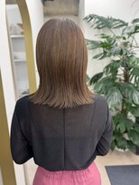 ロウ 町田(ROW)&nbsp;大人かわいいエギョモリ ミルクティーブラウン ひし形シルエット