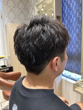 ビス リアン 川口店(Vis lien) 爽やかマットショート☆ビジネス刈り上げツーブロックブラック