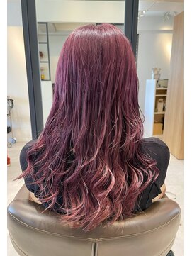 クラップス 弘明寺店(CLAPS) ケアブリーチ×ピンクパープル