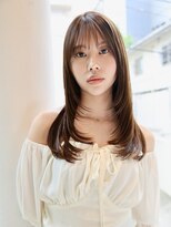 メゾンデエムスラッシュ センター北(Maison des M.SLASH)&nbsp;垢抜け/透け感/ミルクティーアッシュ/レイヤーロング/センター北