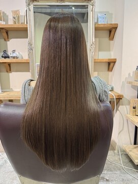 アンジェ(ange) カシミヤストレート