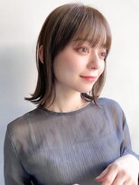 リヤン 表参道(lyann)&nbsp;美髪ワンカールモテ髪大人可愛い前髪うる艶髪似合わせカット