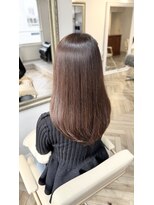 クラス 表参道(CLASSE)&nbsp;セミロングのレイヤースタイル　髪質改善ストレート（縮毛矯正）