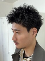 ボーイ(BOY) ニュアンスパーマ×スパイキーショート