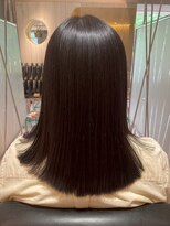 アース 常盤平店(HAIR & MAKE EARTH)&nbsp;艶髪ストレート×髪質改善カラー