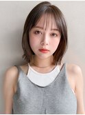 斜めバングナチュラルショート夏愛されモテ髪美髪#638g0622