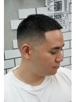 バーバーショップ ノア 2nd(BARBERSHOP NOR) トップ20mm バズカット