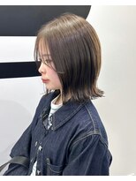 ブレス 静岡(BLESS)&nbsp;ミディアムボブ/切りっぱなし/外はねワンカール