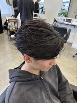 ラッドバイプティパ 水戸元吉田店(rad...by petit-pas)&nbsp;☆メンズセンターパート×フェザーパーマでおしゃれに/水戸