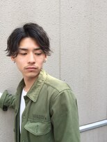 コルク バイ マグ 松本駅前(COLK by Mag)&nbsp;王道メンズショート☆無造作ツイストパーマセンターパート