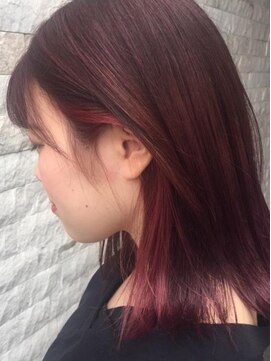 エーピーヘアー シエル クローネ(AP Hair Ciel Krone) ちらりお洒落！インナーカラ―