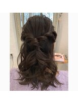 フィオ(fio)&nbsp;【fioフィオ】ハーフアップアレンジ