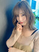 ロンドプランタン 恵比寿(Lond Printemps)&nbsp;【Lond佐野】前髪あり小顔ひし形ふわミディアッシュブラウン