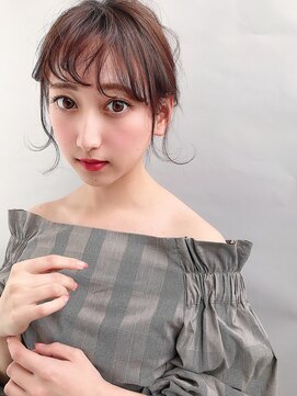 ロンドローズ 名古屋(Lond damaskRose) 【Lond damaskRose】おくれ毛で魅了する グレージュカラー