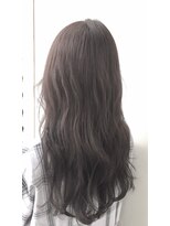 ジーナ 池袋(Zina)&nbsp;【Zina】イメチェン毛先パーマ耳かけ×フォギーベージュ