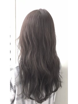 ジーナ 池袋(Zina) 【Zina】イメチェン毛先パーマ耳かけ×フォギーベージュ