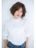 ゆるふわくせ毛風カール♪ひし形ショートX大宮20代30代40代