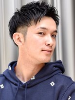 メリケンバーバーショップ コウベ(MERICAN BARBERSHOP KOBE)&nbsp;ショートレイヤーかき上げソフトツーブロックビジネス