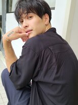 グロウミドル(GROW middle) 大人黒髪ツーブロックナチュラルマッシュ　野村恵子