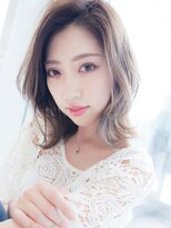 ことりベージュ小顔外ハネボブルフ【銀座/銀座駅】