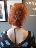 【新宿　penelope】ミニボブ×Wカラーオレンジ！　遠藤至