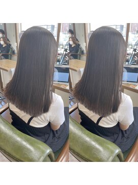 ヘアーサロン リバース(Hair Salon Rebirth) 【防府/Rebirth】セミロングストレート